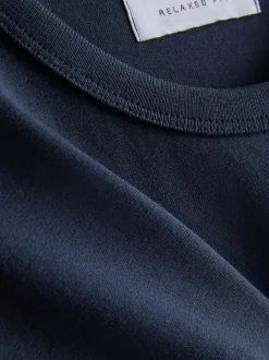 Baumwoll-T-Shirt in lässiger Passform
