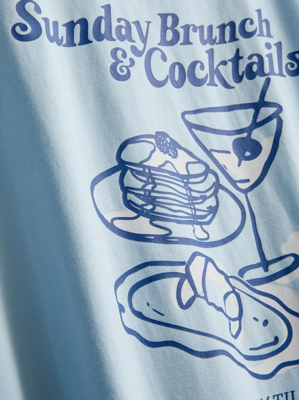 Baumwoll-T-Shirt mit geradem Schnitt