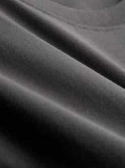 Baumwoll-T-Shirt mit geradem Schnitt