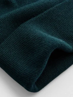 Beanie-Mütze mit breitem Umschlag