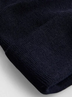 Beanie-Mütze mit breitem Umschlag