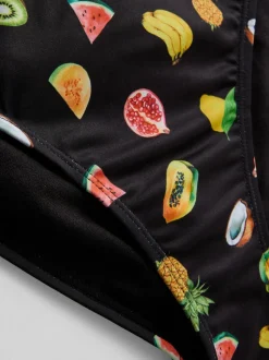 Bedruckte Bikinihosen zum seitlichen Binden, 2er-Pack