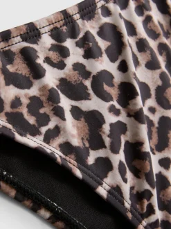 Bedruckte Bikinihose zum seitlichen Binden