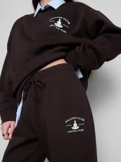 Bedruckte Skinny-Jogginghose aus Baumwollmischung