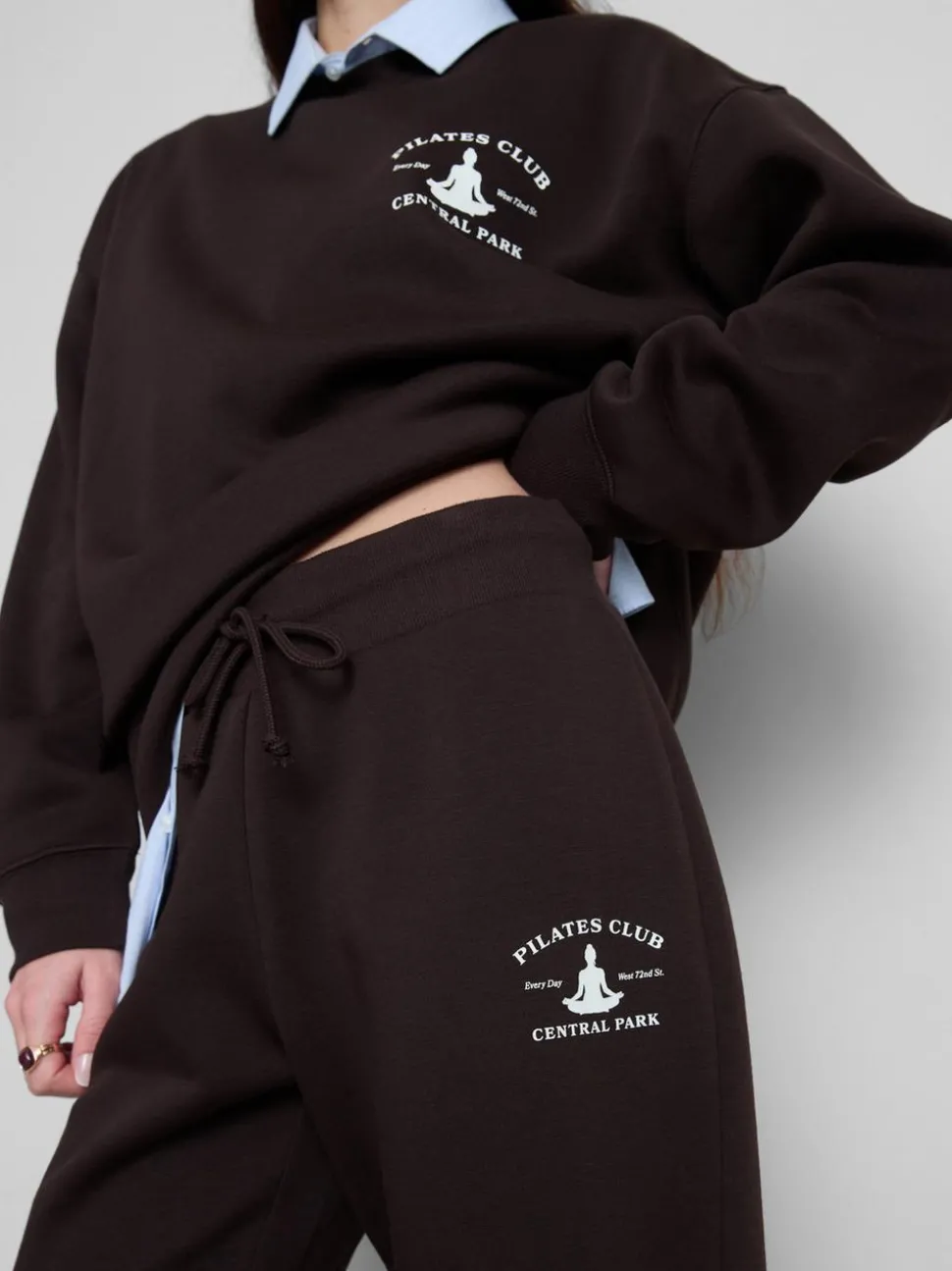Bedruckte Skinny-Jogginghose aus Baumwollmischung
