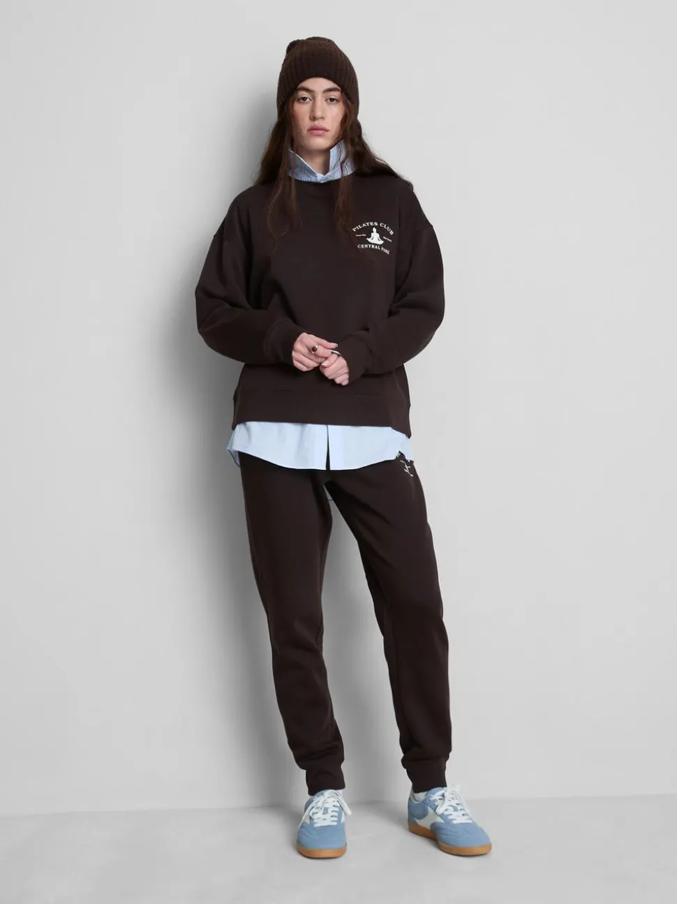 Bedruckte Skinny-Jogginghose aus Baumwollmischung
