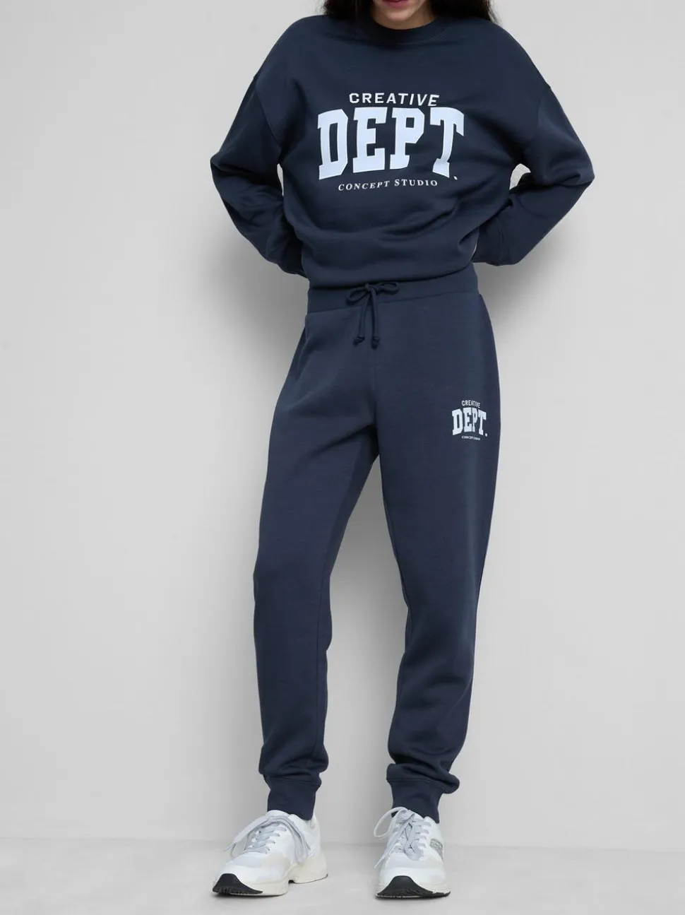 Bedruckte Skinny-Jogginghose aus Baumwollmischung