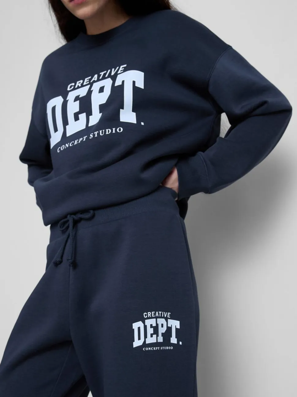 Bedruckte Skinny-Jogginghose aus Baumwollmischung