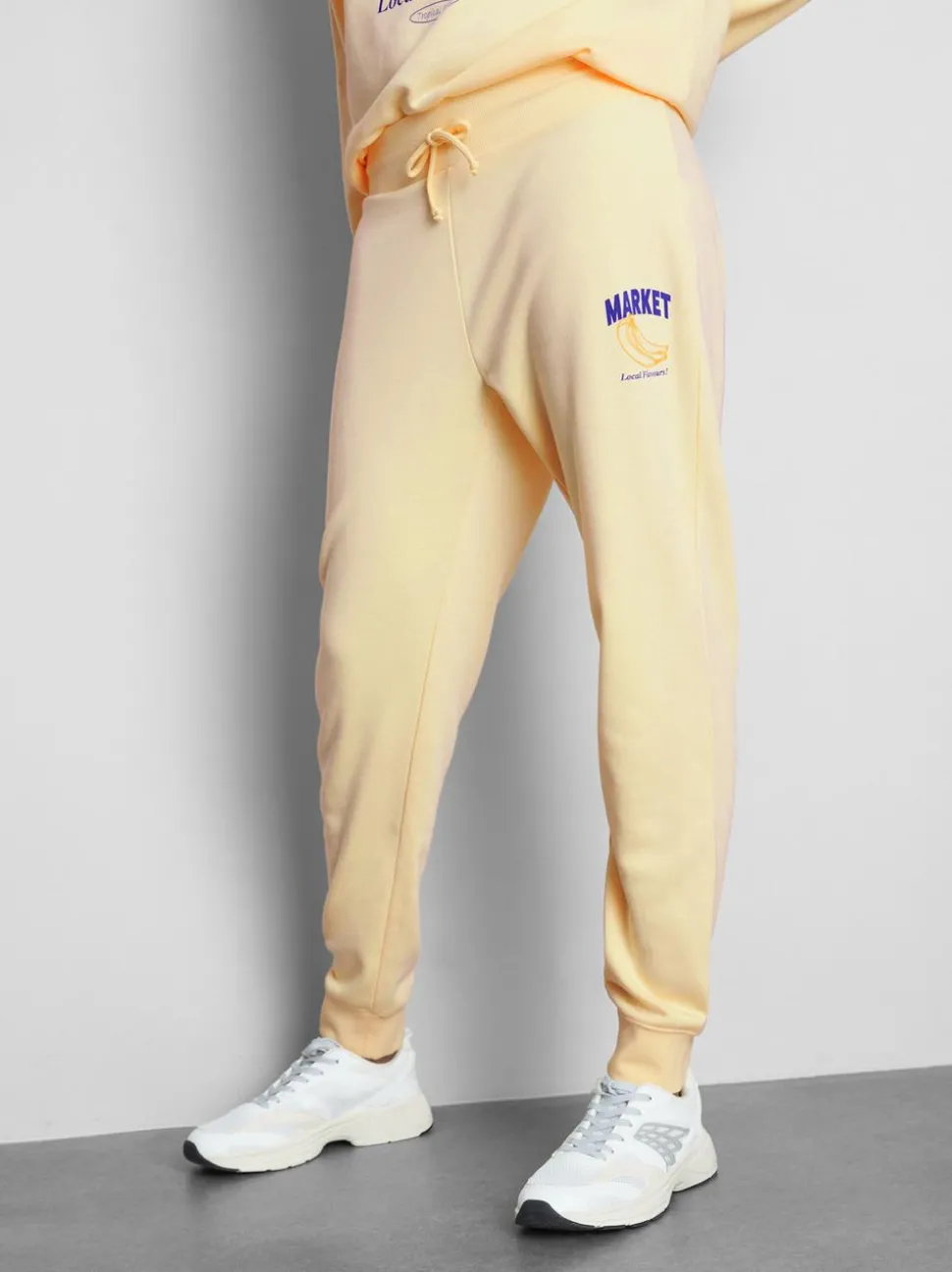 Bedruckte Skinny-Jogginghose aus Baumwollmischung