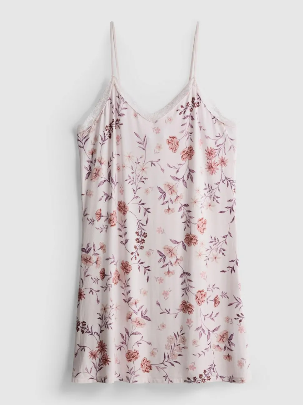 Bedrucktes Nachtkleid mit hohem Modalanteil