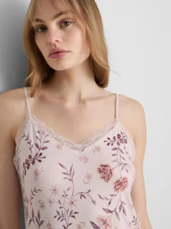 Bedrucktes Nachtkleid mit hohem Modalanteil