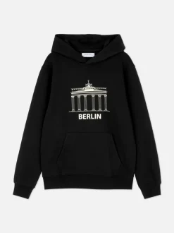 „Berlin“ Hoodie mit Grafik