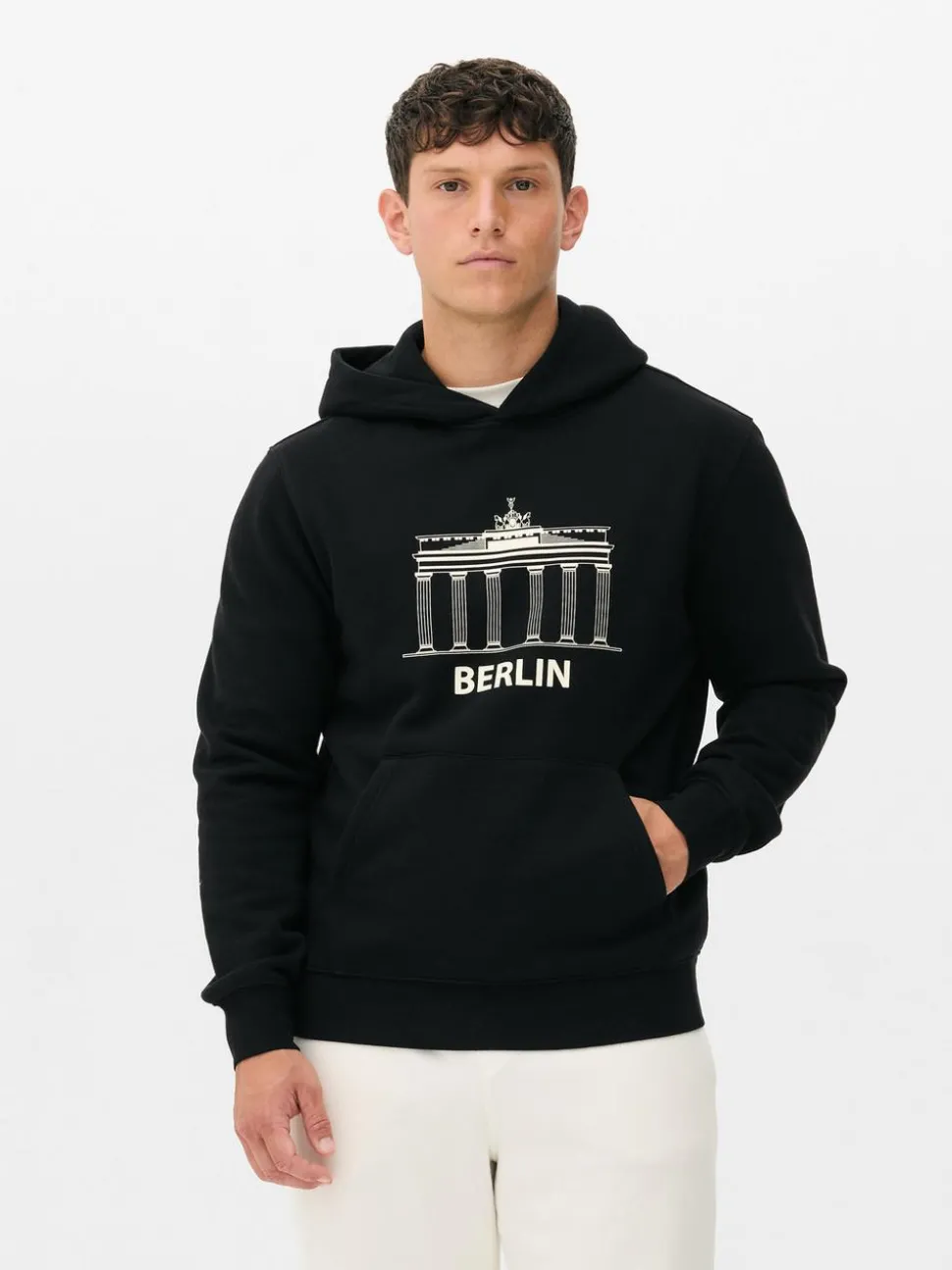 „Berlin“ Hoodie mit Grafik