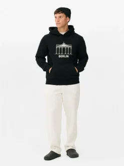 „Berlin“ Hoodie mit Grafik