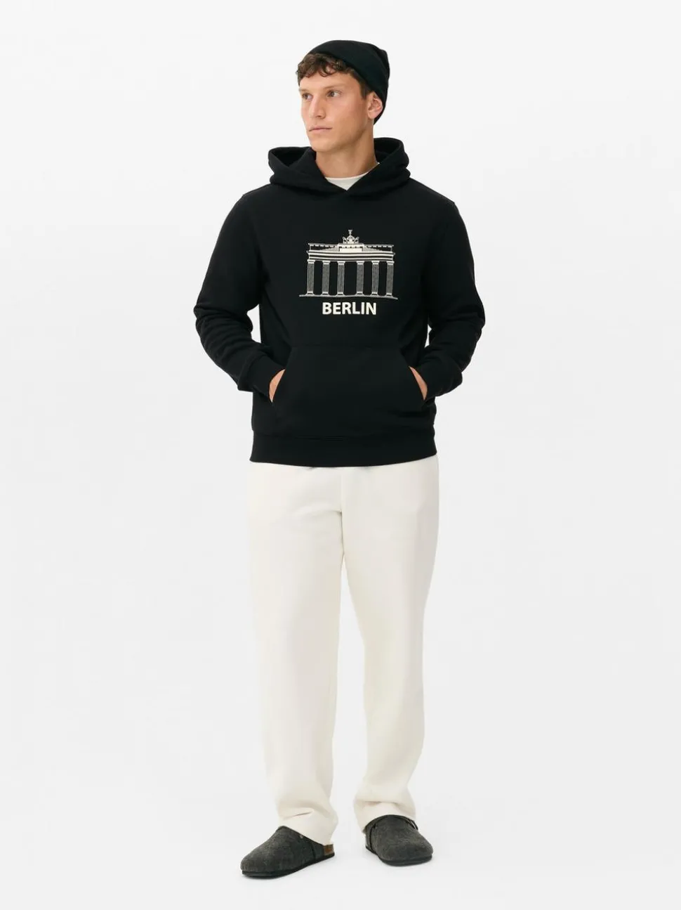 „Berlin“ Hoodie mit Grafik