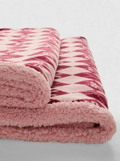Überwurf mit Argyle-Schleifen-Design
