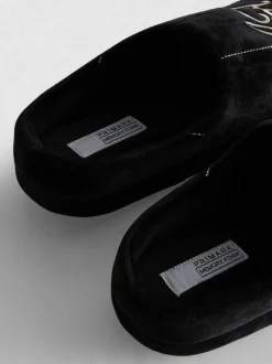 Bestickte LA-Slipper mit Memory-Schaum-Fußbett