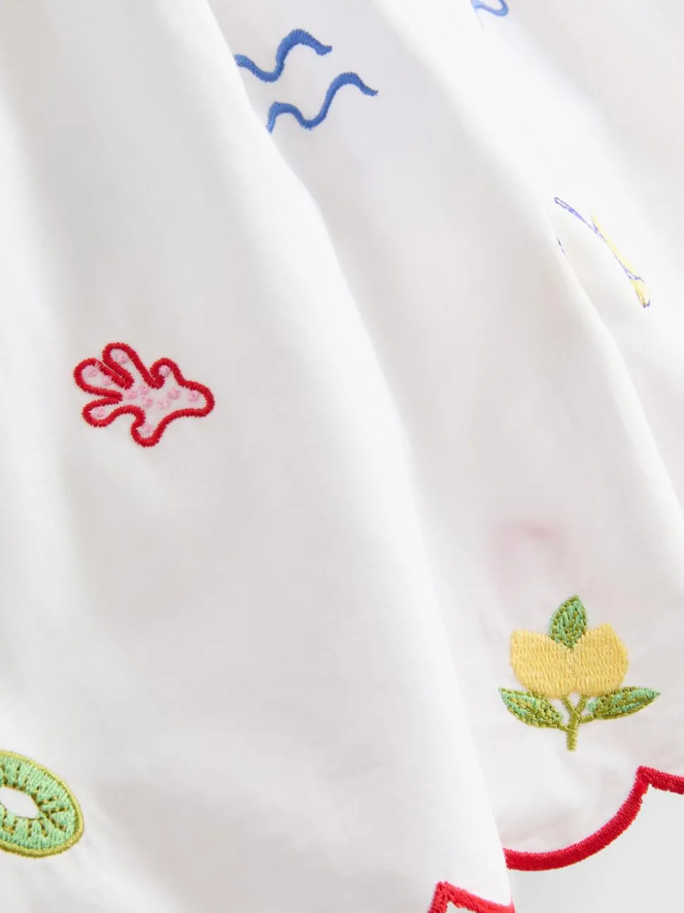 Bestickte „Love To Lounge“ Schlafanzugshorts aus Baumwolle