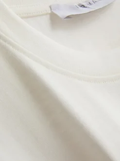 Besticktes T-Shirt im Oversized-Look mit „Lake Como“ Schriftzug