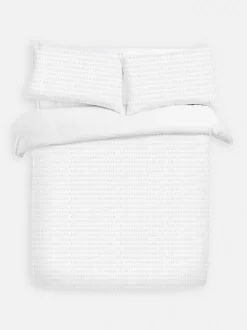 Bettwäscheset aus Seersucker, Super-Kingsize