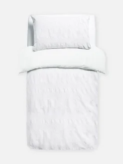 Bettwäscheset aus Seersucker, Einzelbett