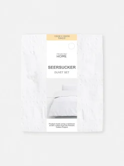 Bettwäscheset aus Seersucker, Einzelbett