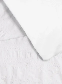 Bettwäscheset aus Seersucker, Einzelbett