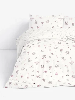 Bettwäscheset mit Katzenmotiv, Super-Kingsize