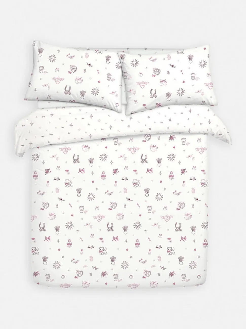 Bettwäscheset mit Katzenmotiv, Kingsize