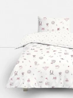 Bettwäscheset mit Katzenmotiv, Einzelbett