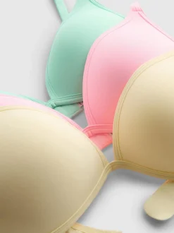 Bügellose BHs, 3er-Pack
