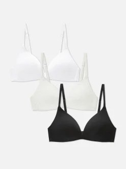 Bügellose BHs, 3er-Pack