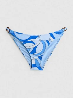 Bikinihose mit abstraktem Wirbelmuster