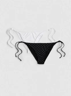 Bikinihosen zum seitlichen Binden, 2er-Pack