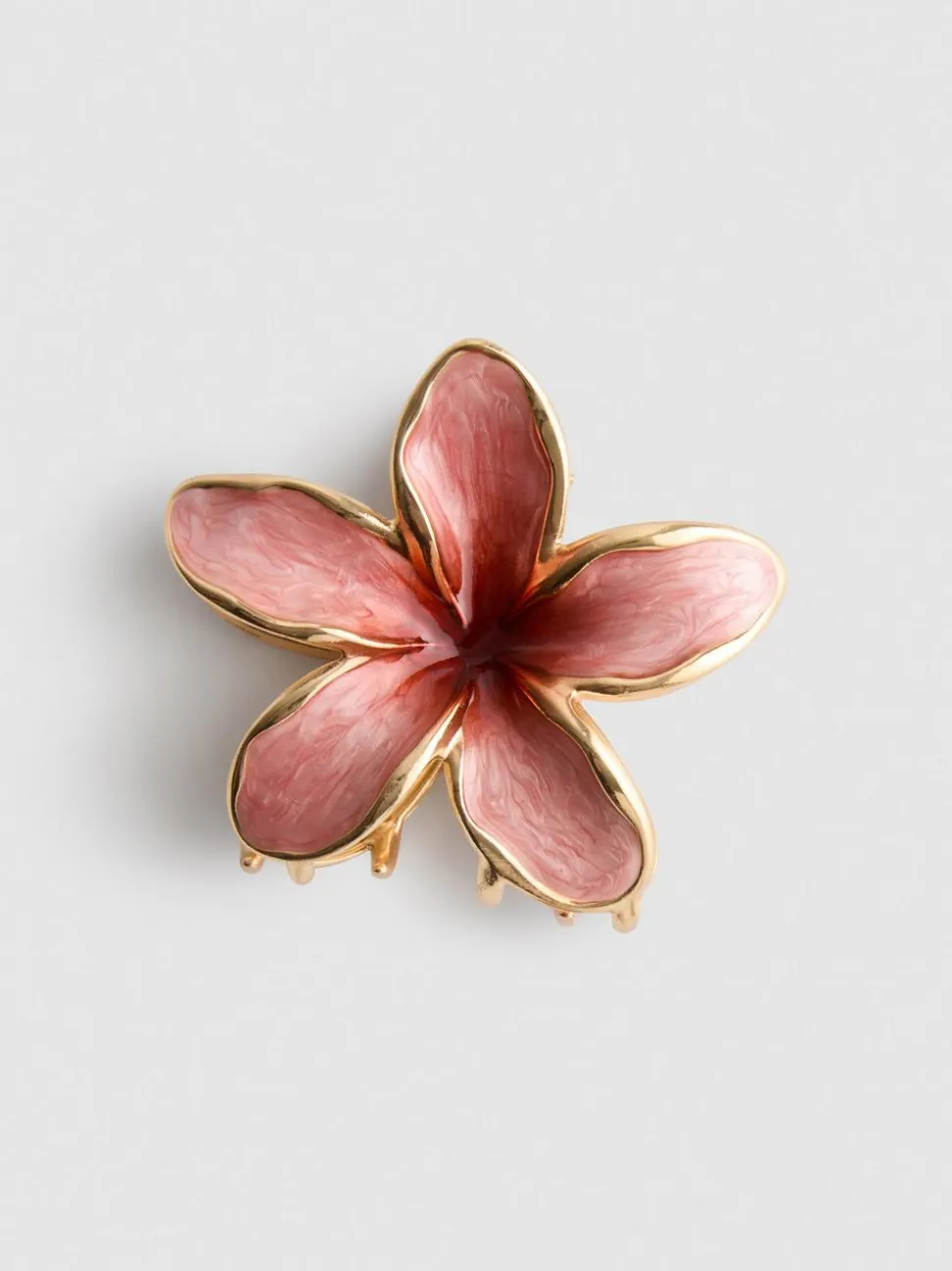 Blumenförmige Haarklammer