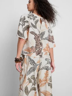 Bluse mit Print