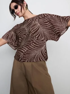 Bluse mit Print