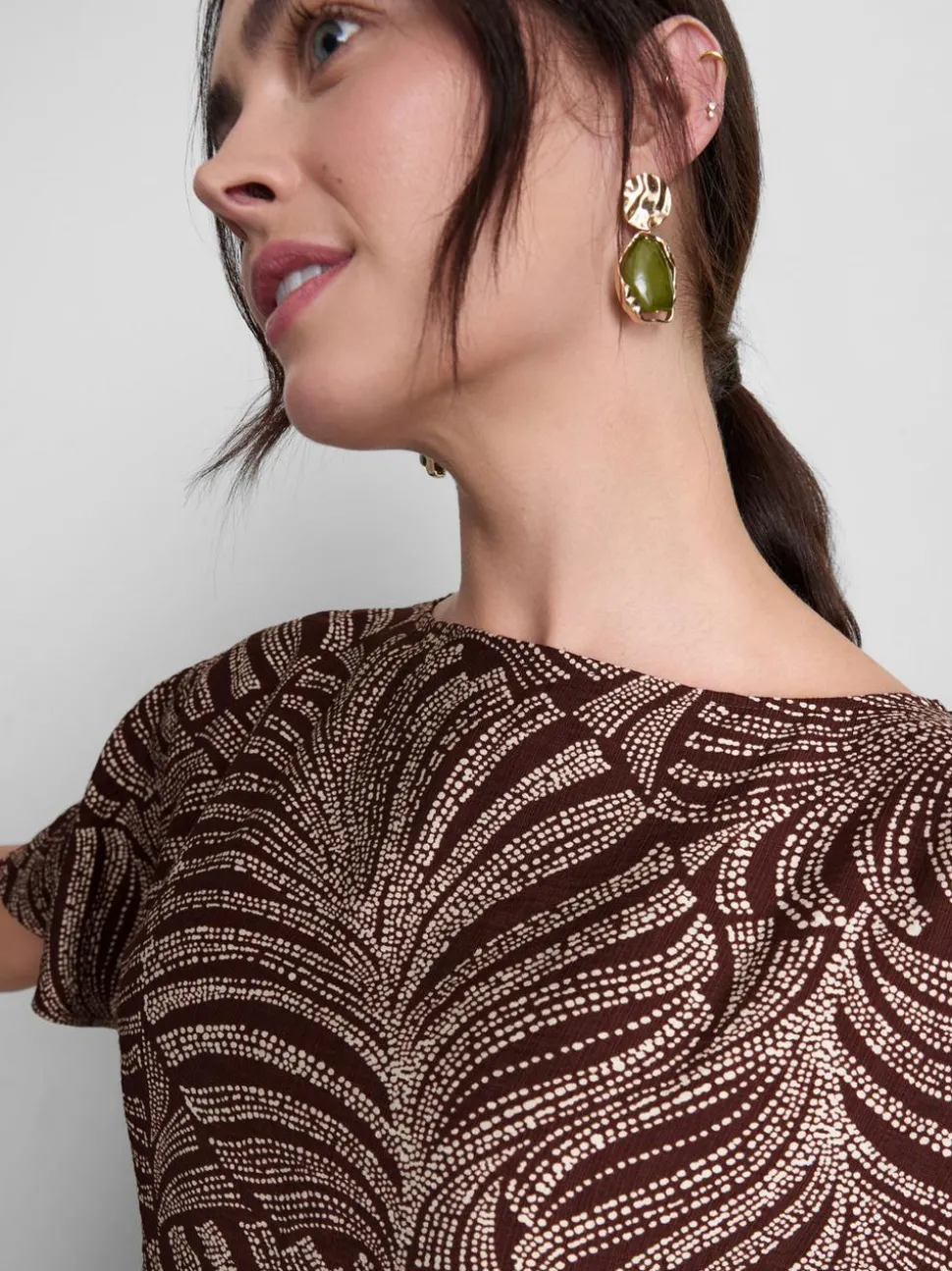 Bluse mit Print