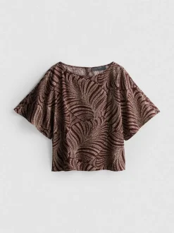 Bluse mit Print