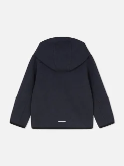 Bonded-Hoodie mit Reißverschluss