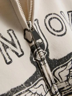 „Bon Jovi“ Hoodie mit Reißverschluss
