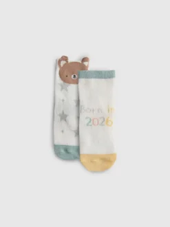 „Born in 2026“ Socken, 2er-Pack