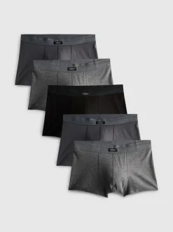 Boxershorts mit elastischem Bund, 5er-Pack