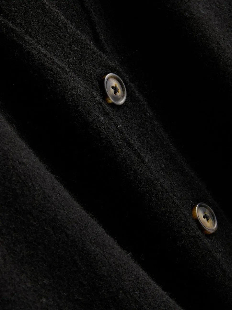 Boyfriend-Cardigan aus Wollgemisch