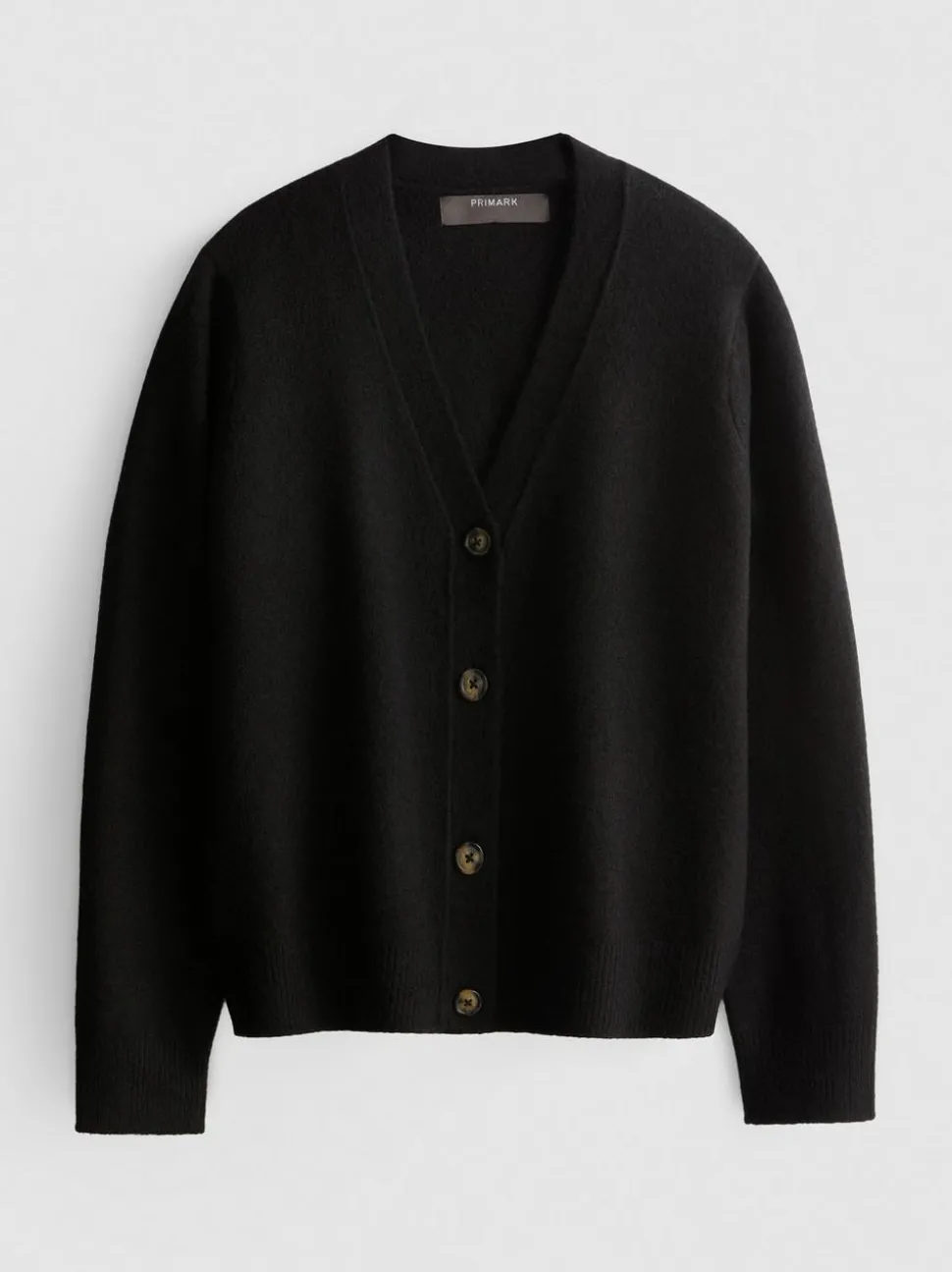 Boyfriend-Cardigan aus Wollgemisch