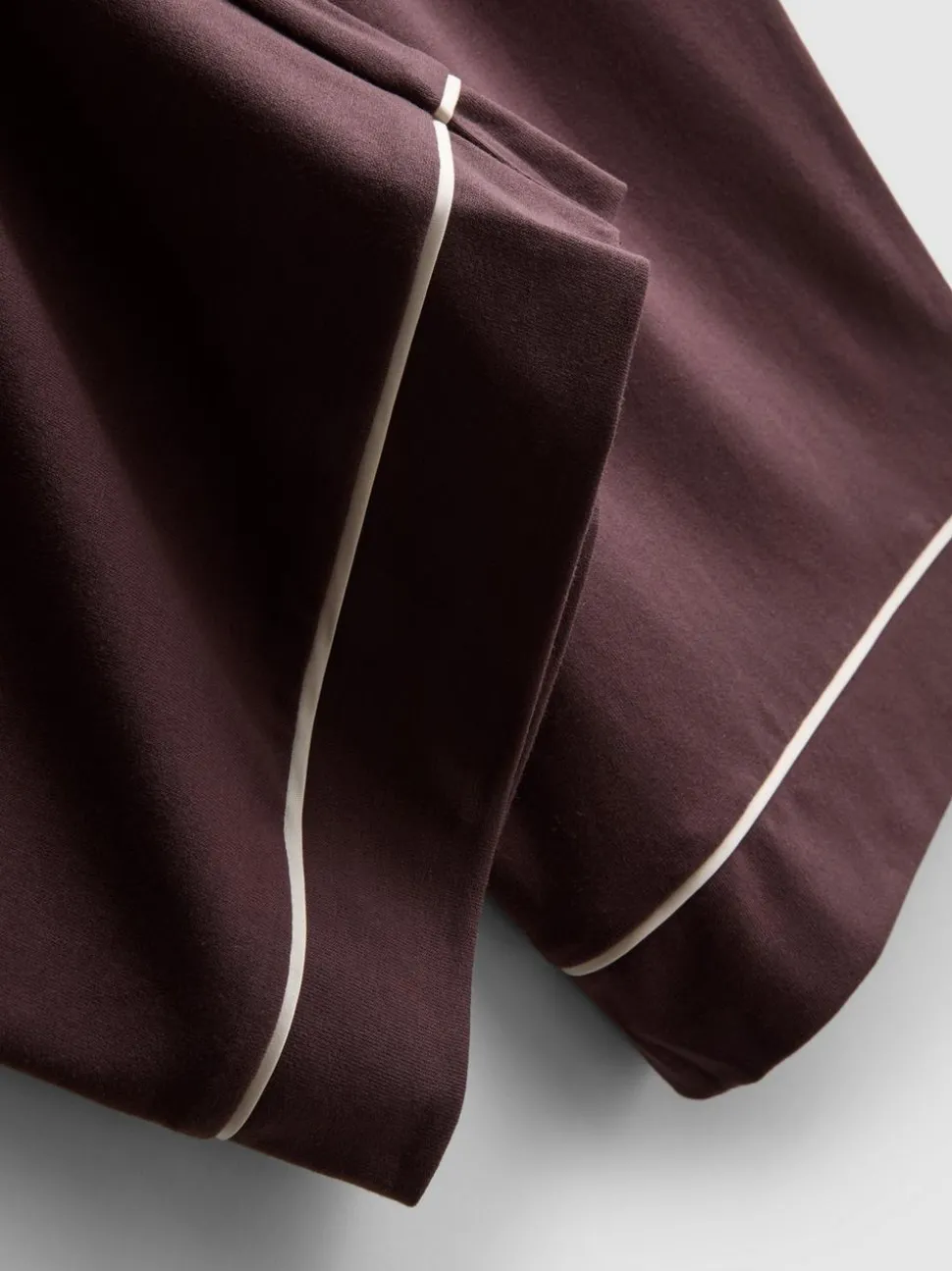 Boyfriend-Schlafanzug aus Jersey mit Paspelierung