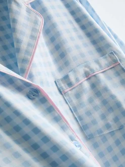 Boyfriend-Schlafanzug aus Twill