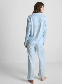 Boyfriend-Schlafanzug aus Twill