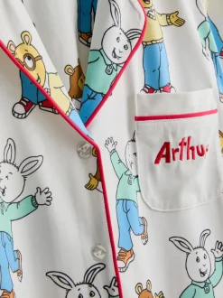 Boyfriend-Schlafanzug mit „Arthur“ Grafik