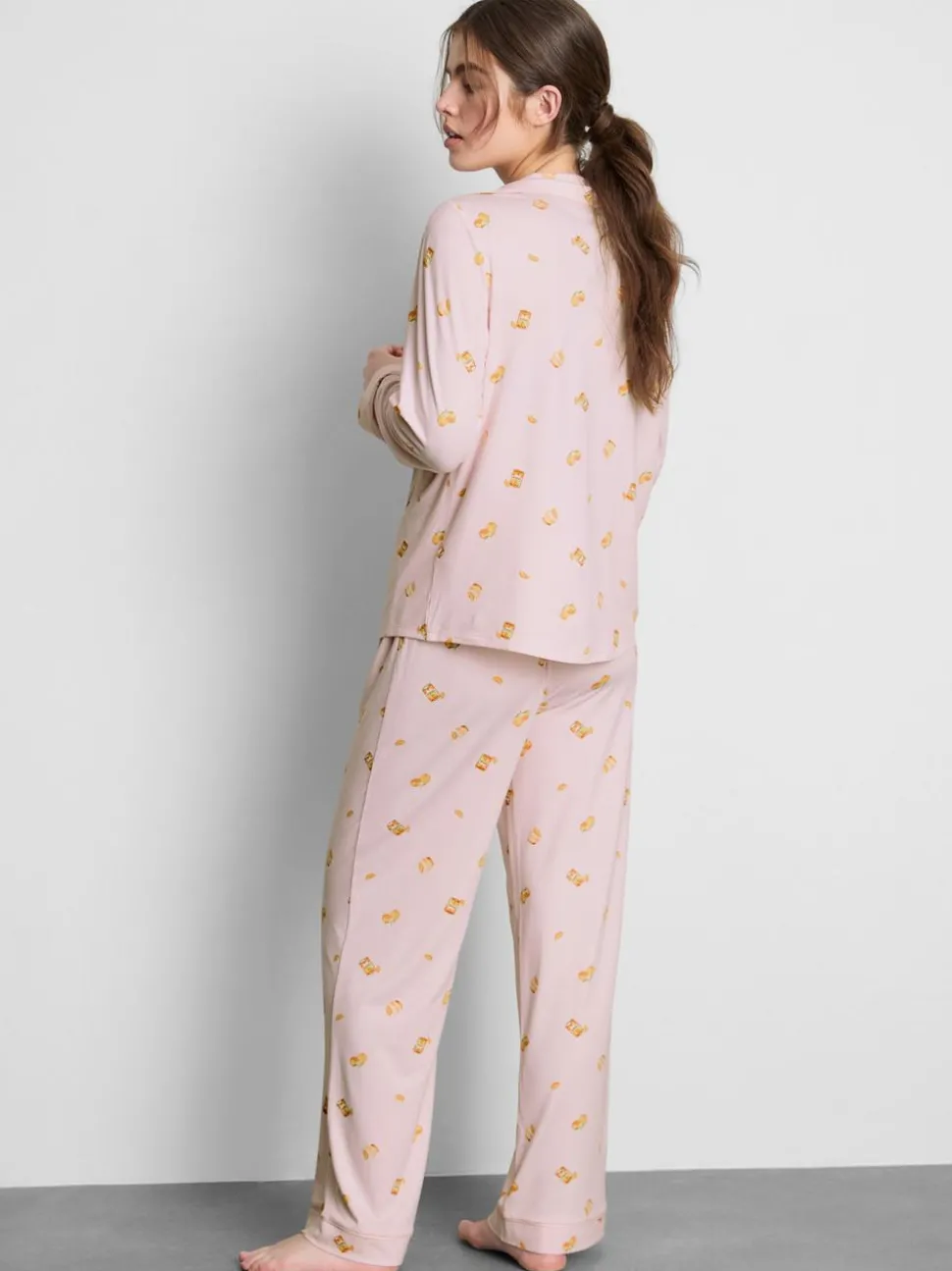 Boyfriend-Schlafanzug mit Print